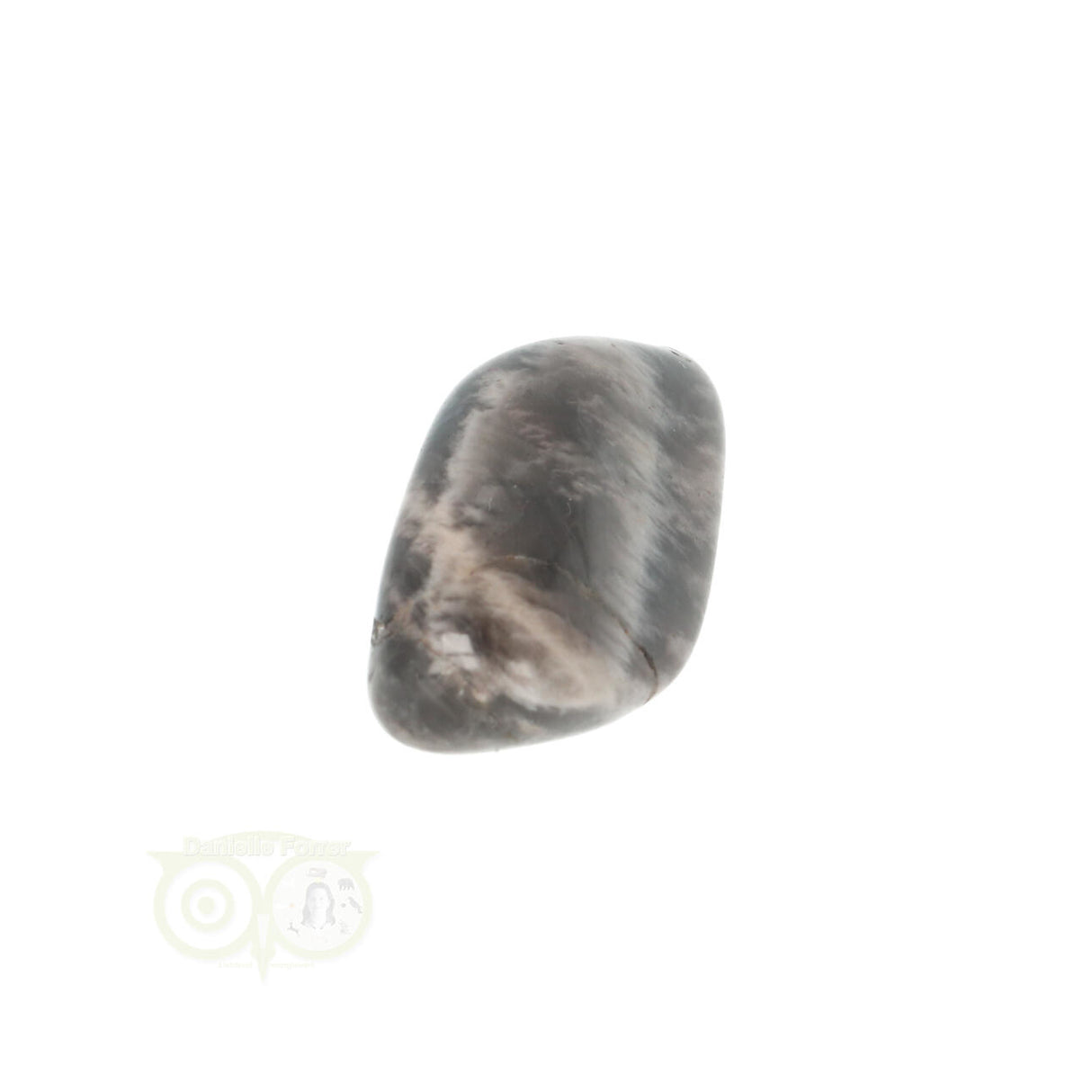Black Moonstone tumbled stone No. 24