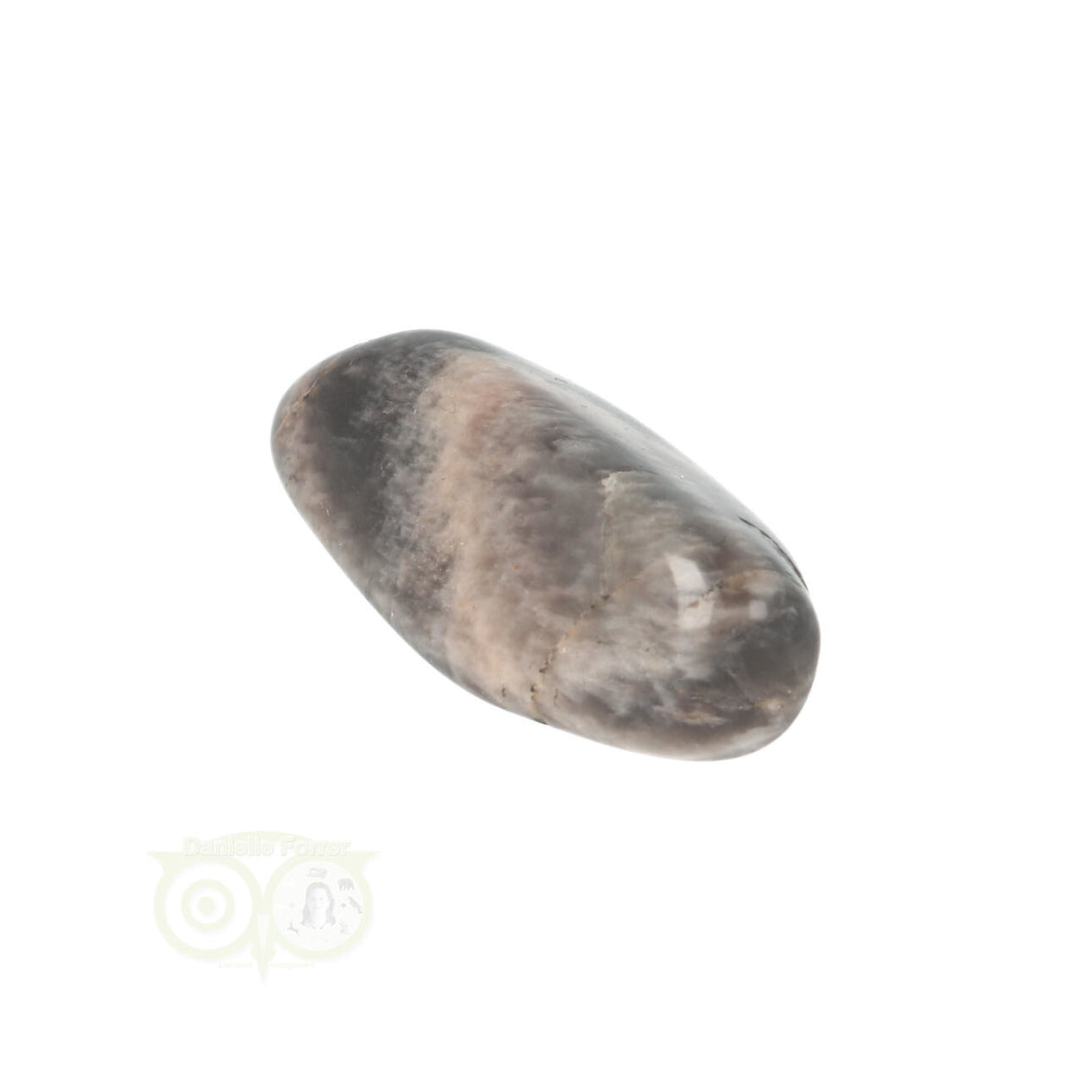 Black Moonstone tumbled stone No. 24
