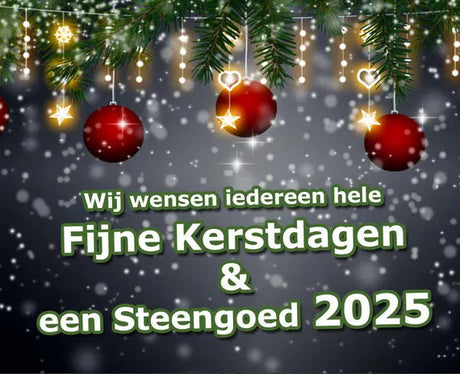 Wij wensen iedereen fijne kerstdagen & een steengoed 2025