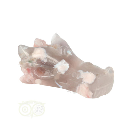 Flower Agate Dragon Skull 50 grams