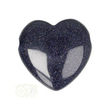Goldstone - Blue heart pendant ± 3 cm No. 10