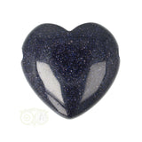 Goldstone - Blue heart pendant ± 3 cm No. 11