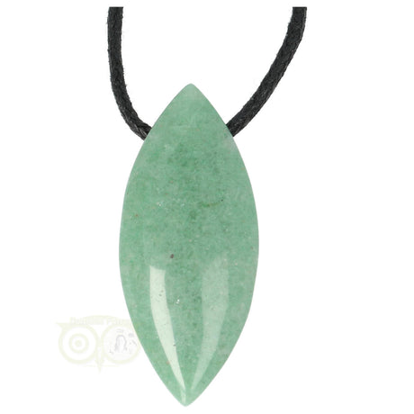 Groene Aventurijn  ovaal hanger nr. 14 - 11 gram | Edelsteen sieraad