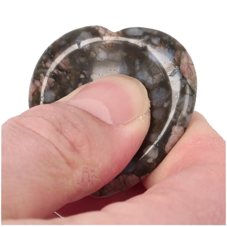 Vulkaniet 'Que Sera' hart worry stone nr. 10 - 14 gram | Edelsteen zorgensteen