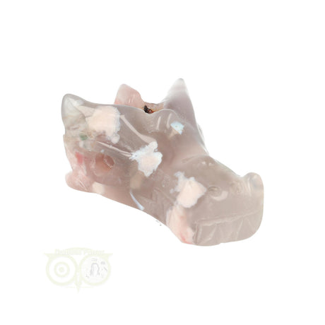 Flower Agate Dragon Skull 50 grams