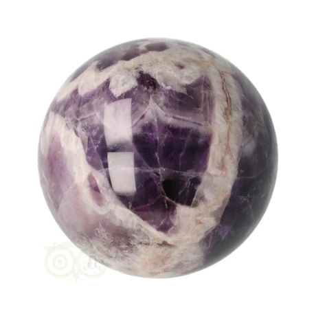 edelsteen chevron amethist bol