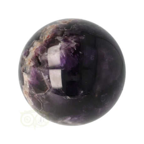 edelsteen chevron amethist bol