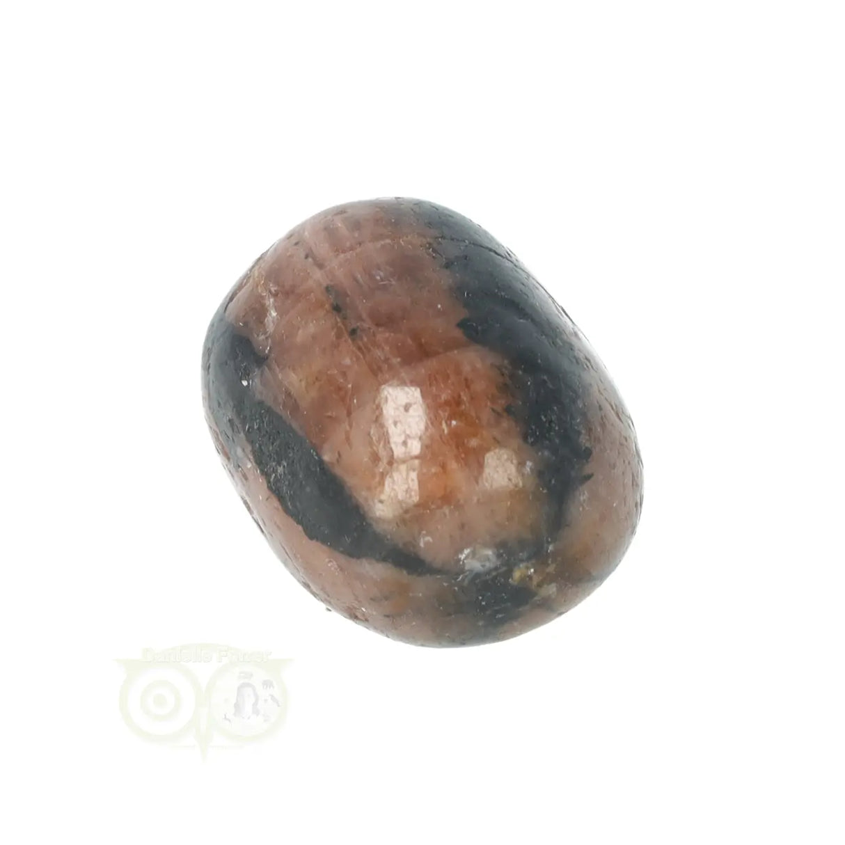 Chiastoliet ( Kruissteen ) trommelsteen nr. 22 - 20 gram | Edelsteen