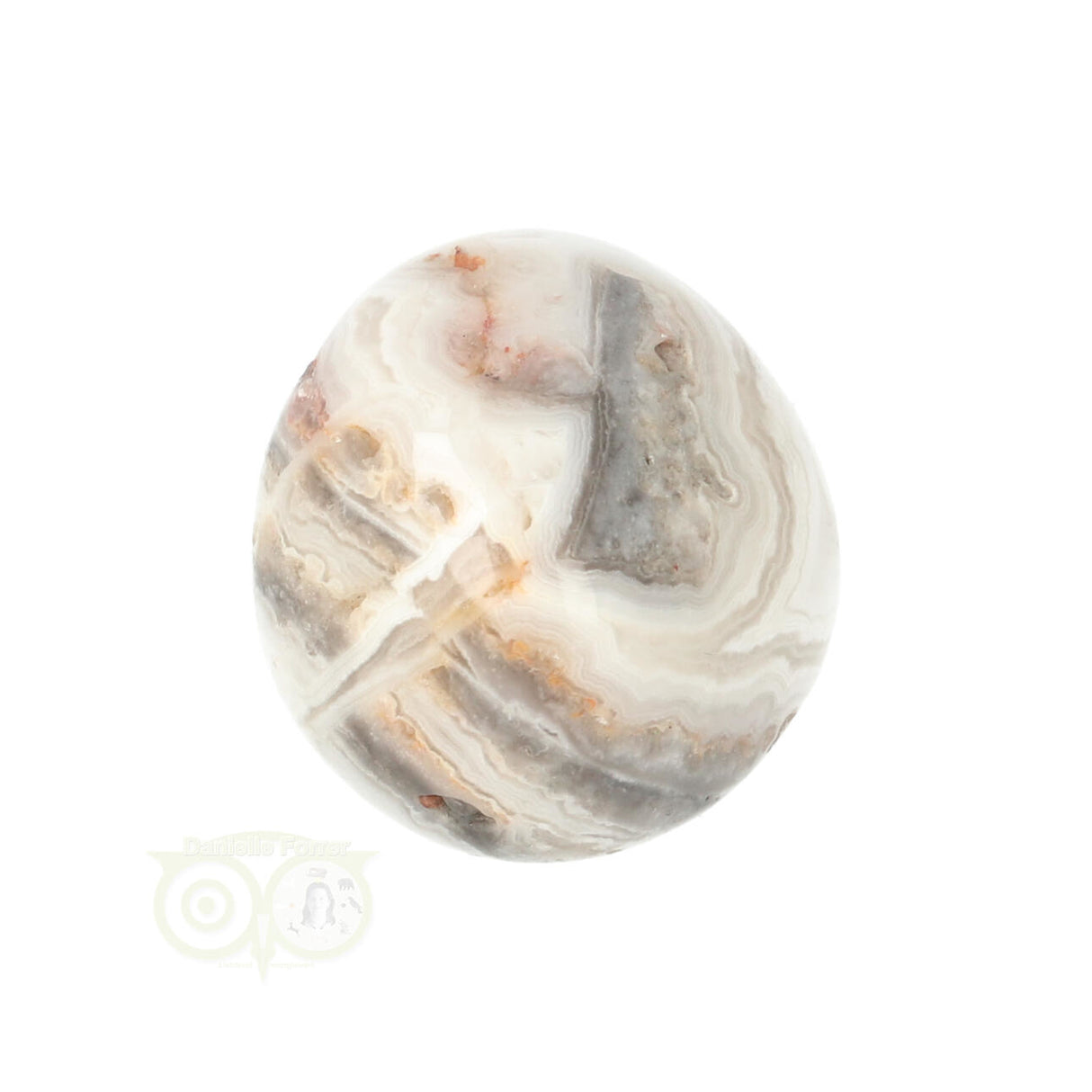 Crazy Lace Agaat trommelsteen nr. 29 - 19 gram | Edelsteen