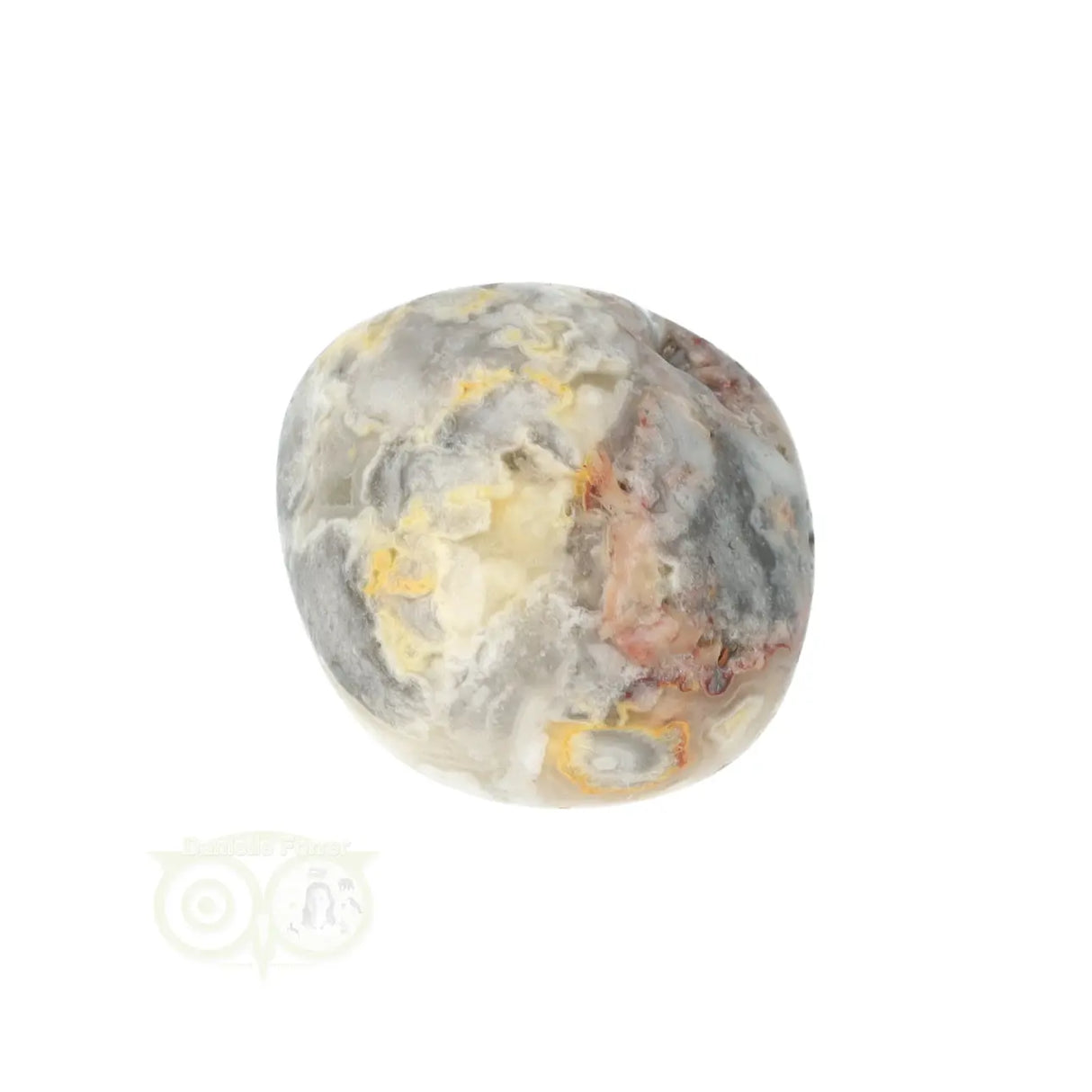 Crazy Lace Agaat trommelsteen nr. 32 - 15 gram | Edelsteen
