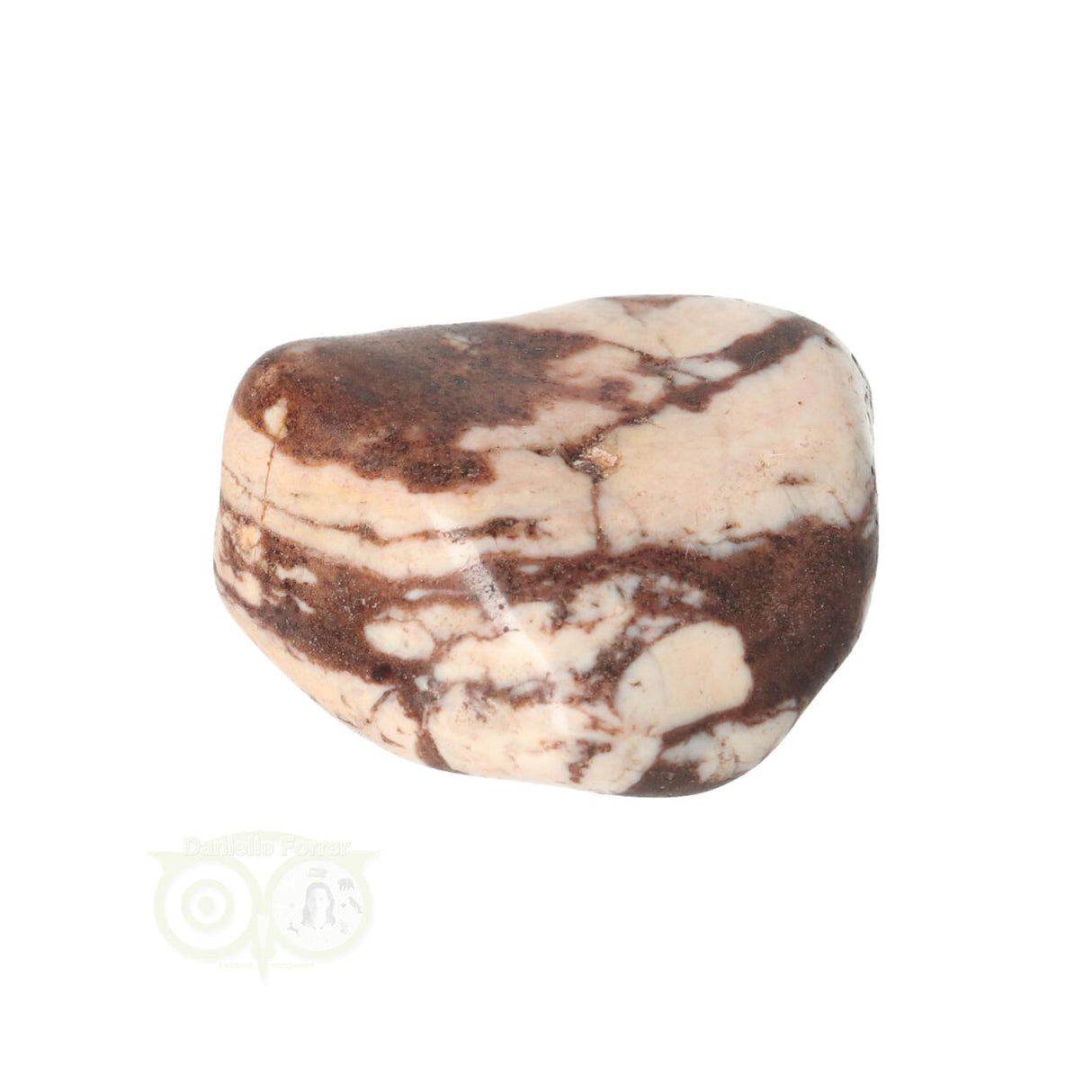 Jaspis Cappuccino trommelsteen nr. 40 - 20 gram | Edelsteen