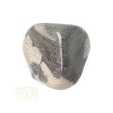 Jaspis Zilverblad trommelsteen nr. 10 - 22 gram | Edelsteen