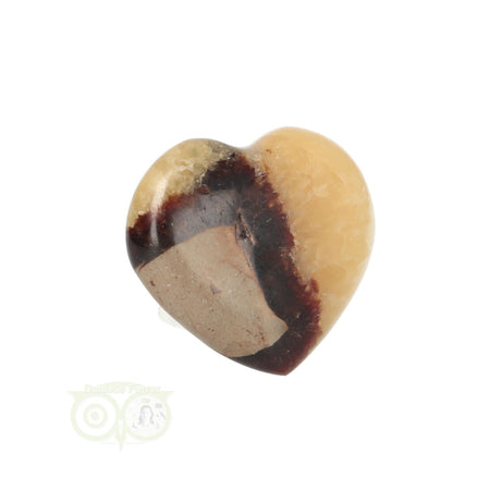 Septarian hart 3 cm – aardende edelsteen met natuurlijke tekening