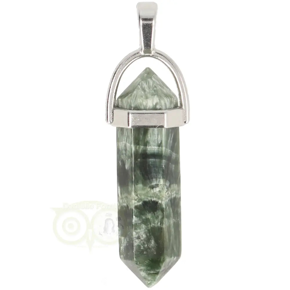 serafiniet hanger groen zilver patroon