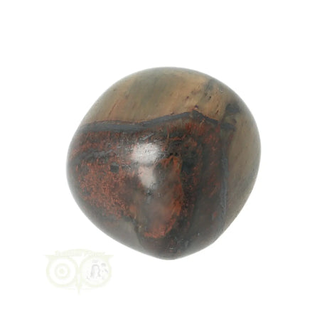 blauwe tijgeroog trommelsteen gepolijst