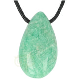 Amazoniet druppel edelsteen hanger Nr 15