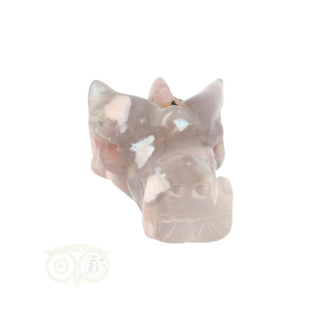 Flower Agate Dragon Skull 50 grams