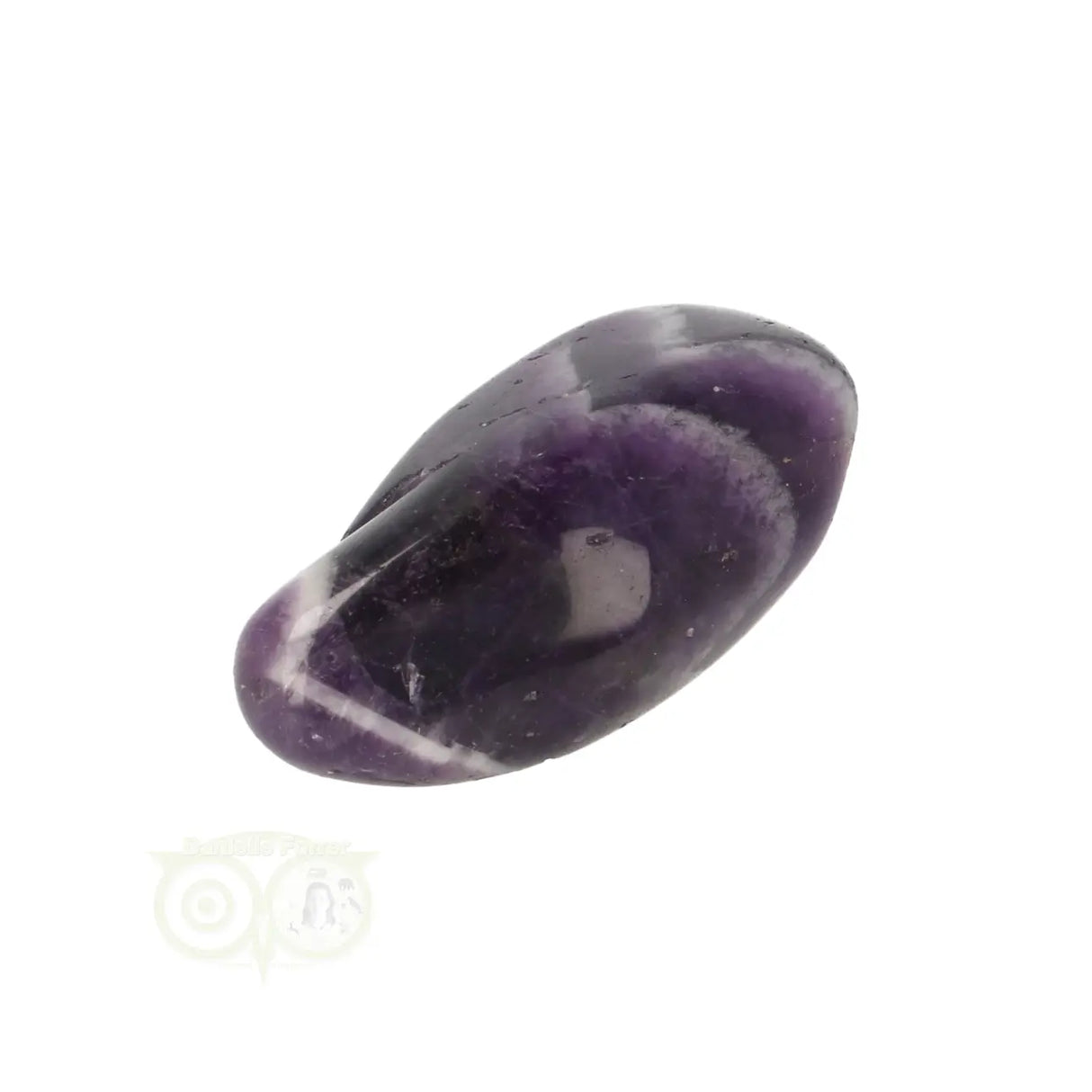 Chevron amethist trommelsteen nr. 85 – 20 gram | Edelsteen Zuid-Afrika