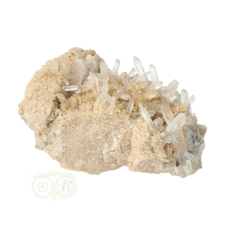Clinozoïsiet met kwarts cluster nr. 22 - 204 gram | Edelsteen Peru