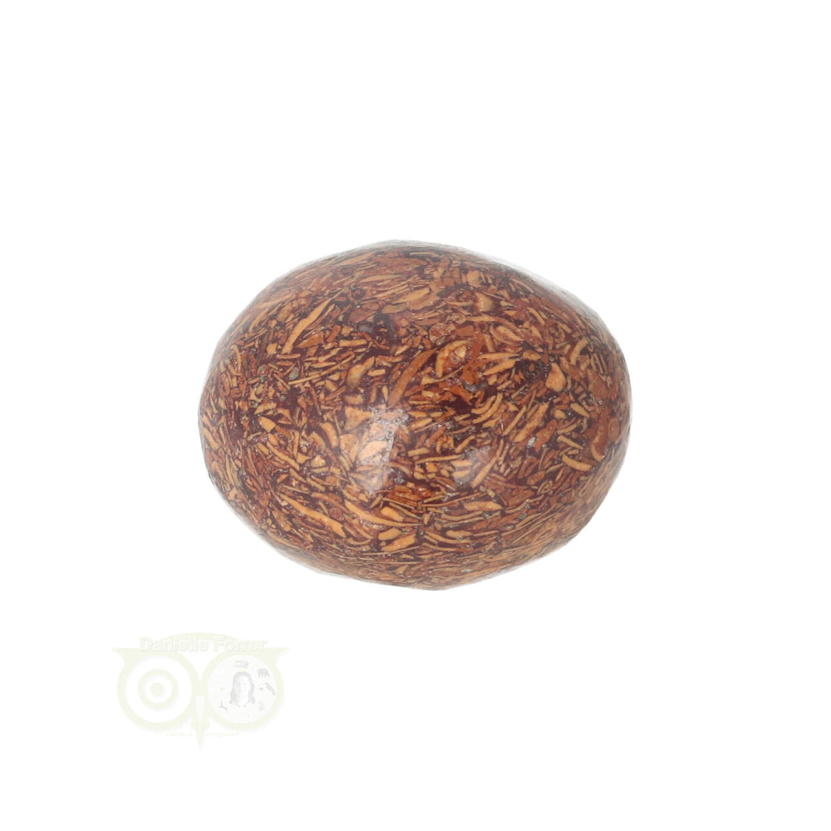 Coquina Jaspis trommelsteen nr. 11 - 22 gram | Edelsteen