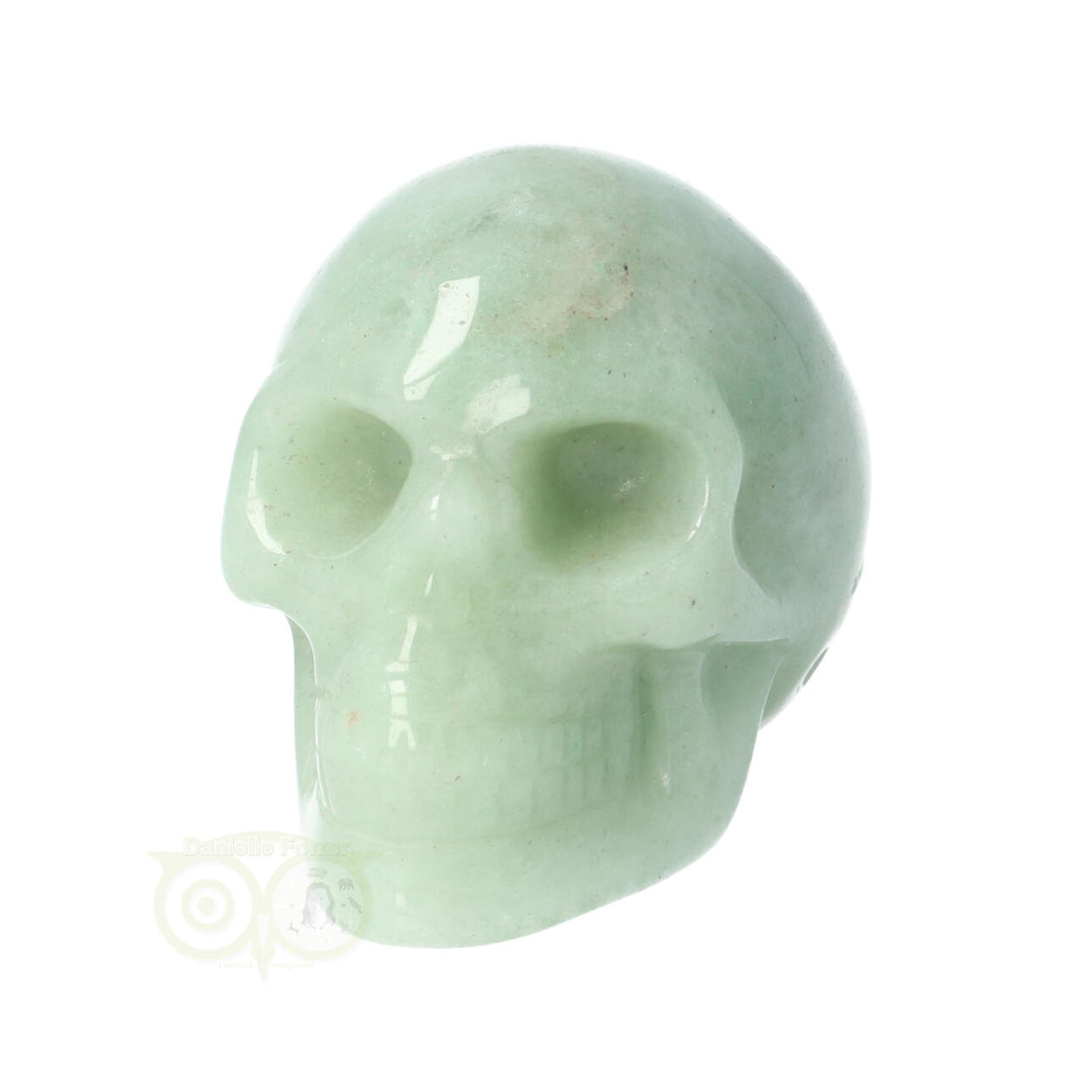 aventurijn skull 98 gram groen