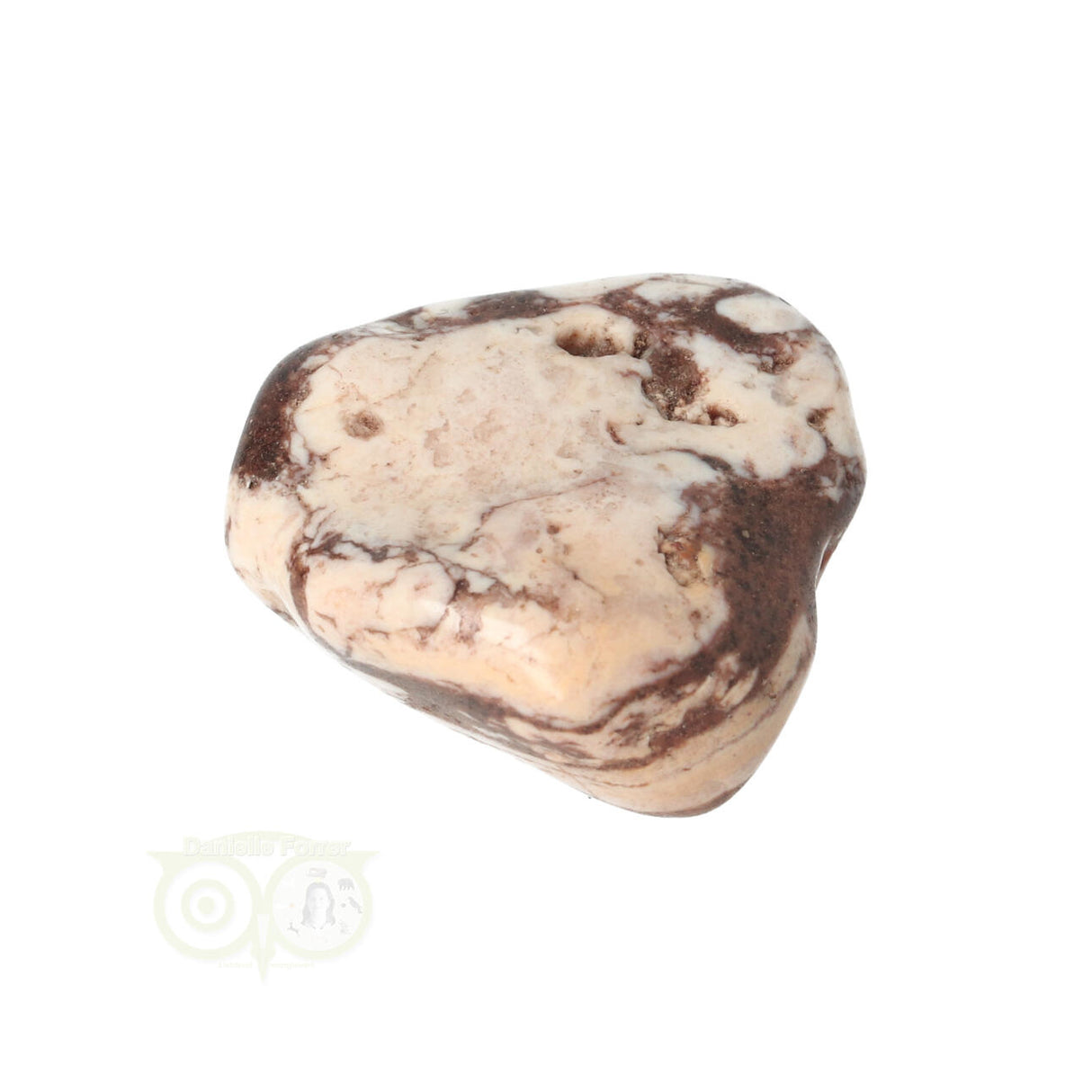 Jaspis Cappuccino trommelsteen nr. 40 - 20 gram | Edelsteen