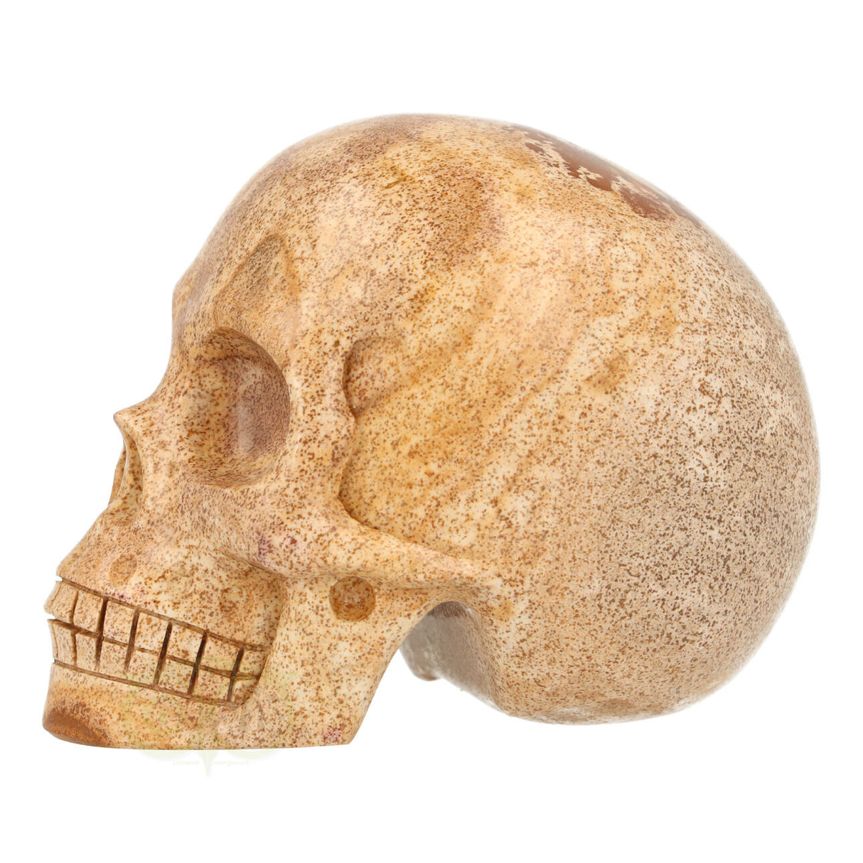 Landschaps jaspis schedel nr. 79 – 291 gram | Edelsteen skull