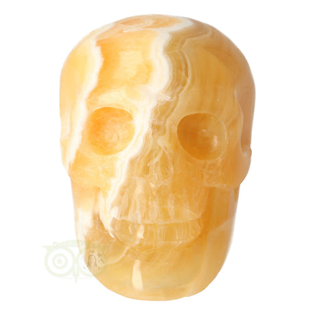 Calcite skull 438 grams