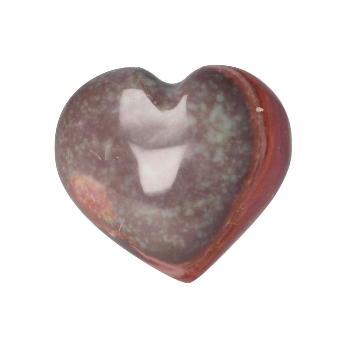 Polychrome Jasper heart ± 3 cm No. 18