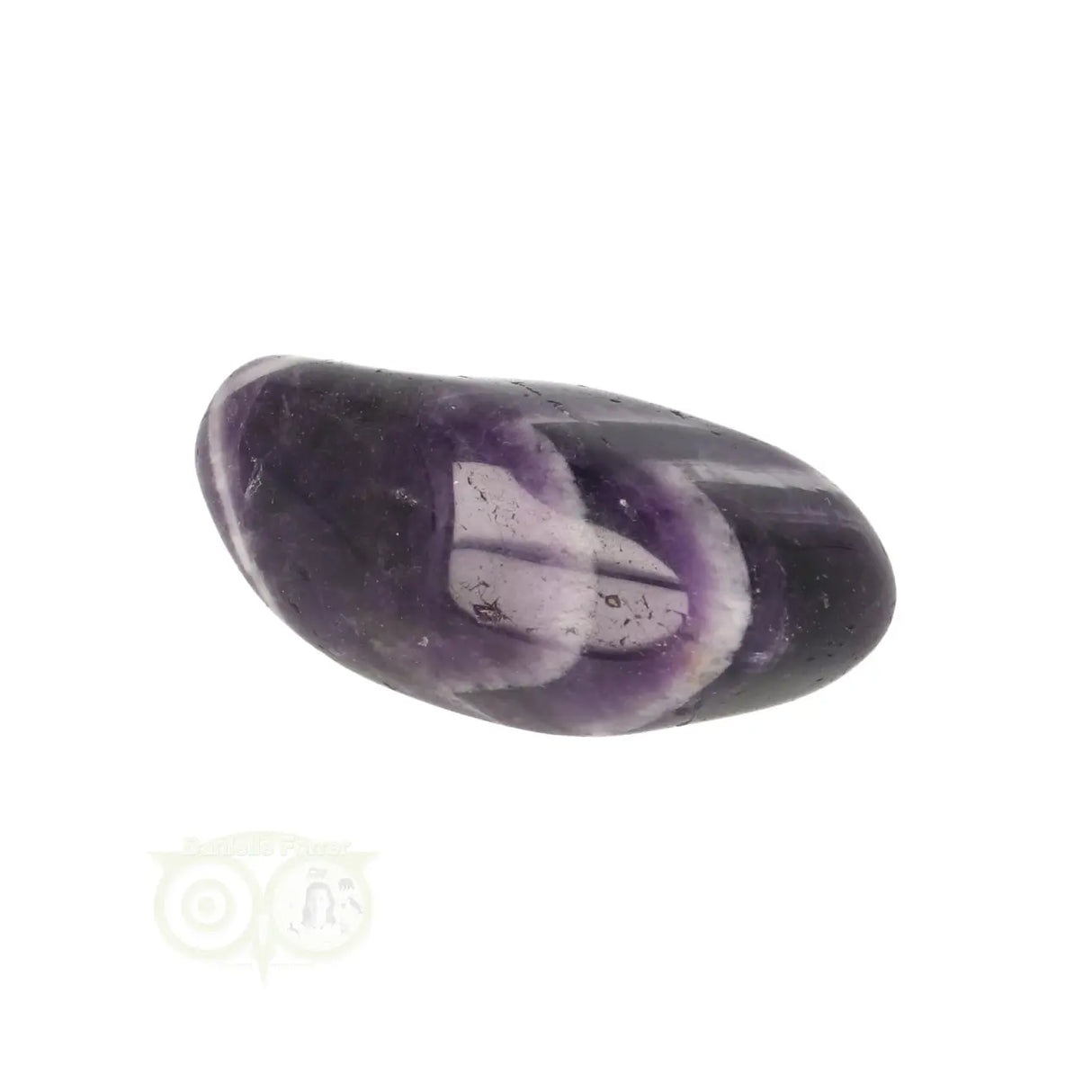 Chevron amethist trommelsteen nr. 85 – 20 gram | Edelsteen Zuid-Afrika