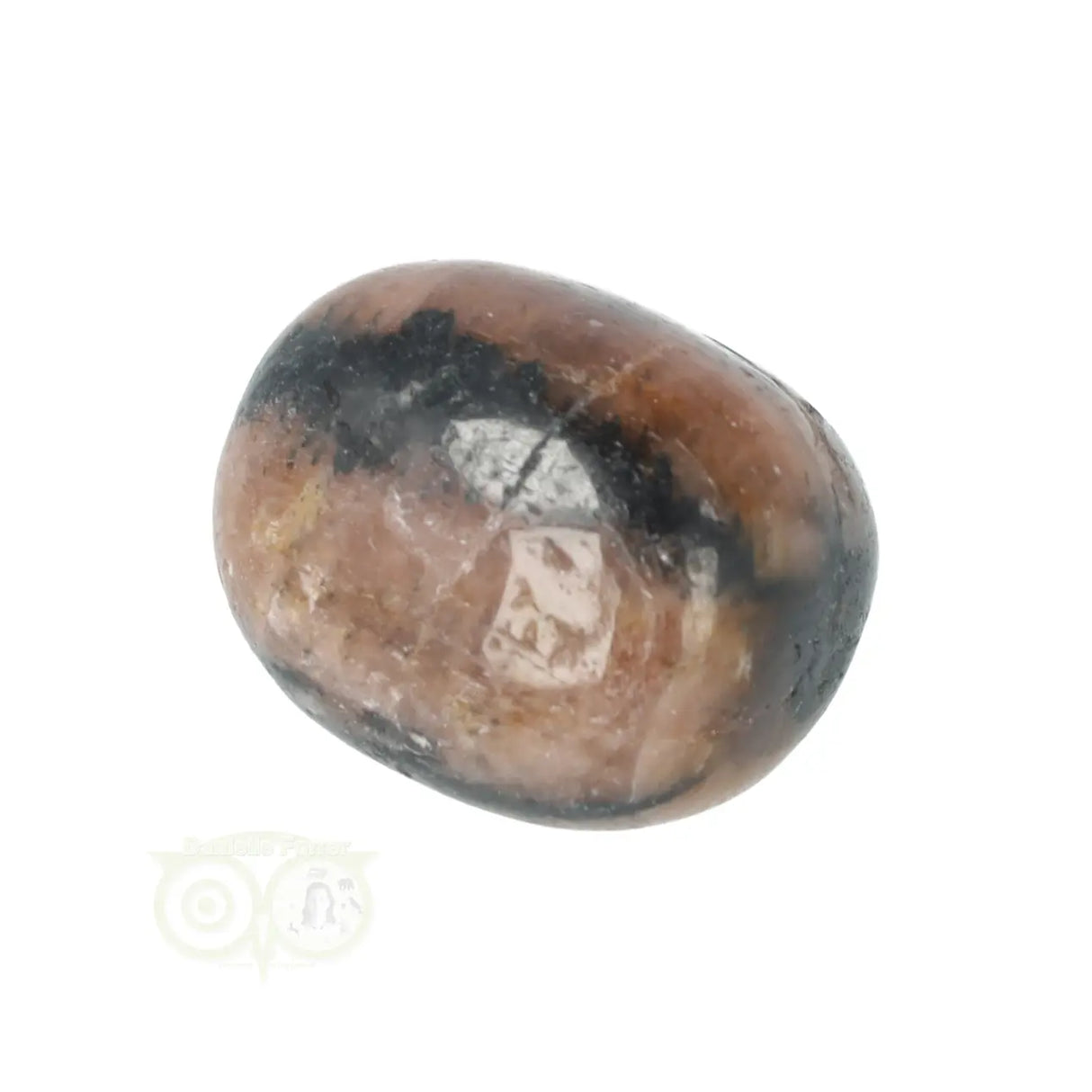 Chiastoliet ( Kruissteen ) trommelsteen nr. 22 - 20 gram | Edelsteen