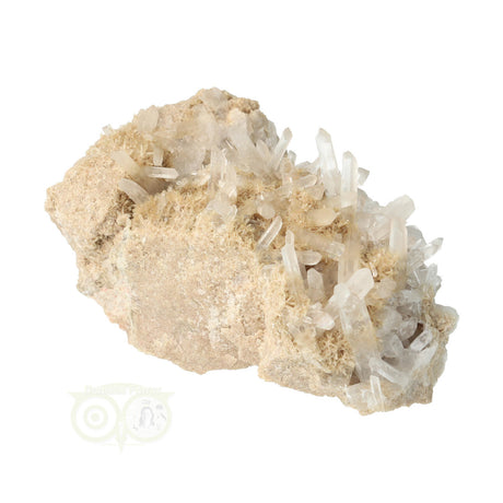 Clinozoïsiet met kwarts cluster nr. 22 - 204 gram | Edelsteen Peru