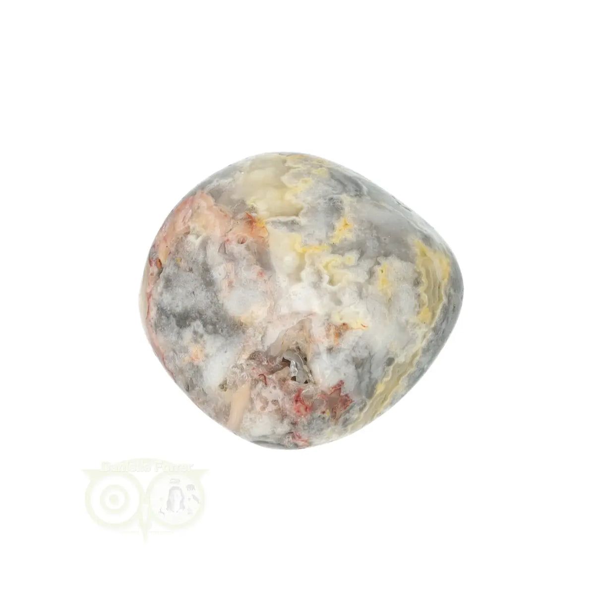 Crazy Lace Agaat trommelsteen nr. 32 - 15 gram | Edelsteen