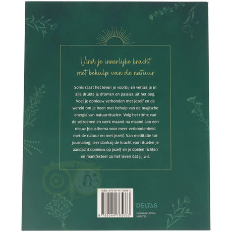 De magische energie van Natuurrituelen - Beate Tschirsch - achterkant boek paperback – Webshop Danielle Forrer