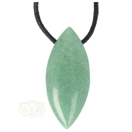 Groene Aventurijn  ovaal hanger nr. 14 - 11 gram | Edelsteen sieraad