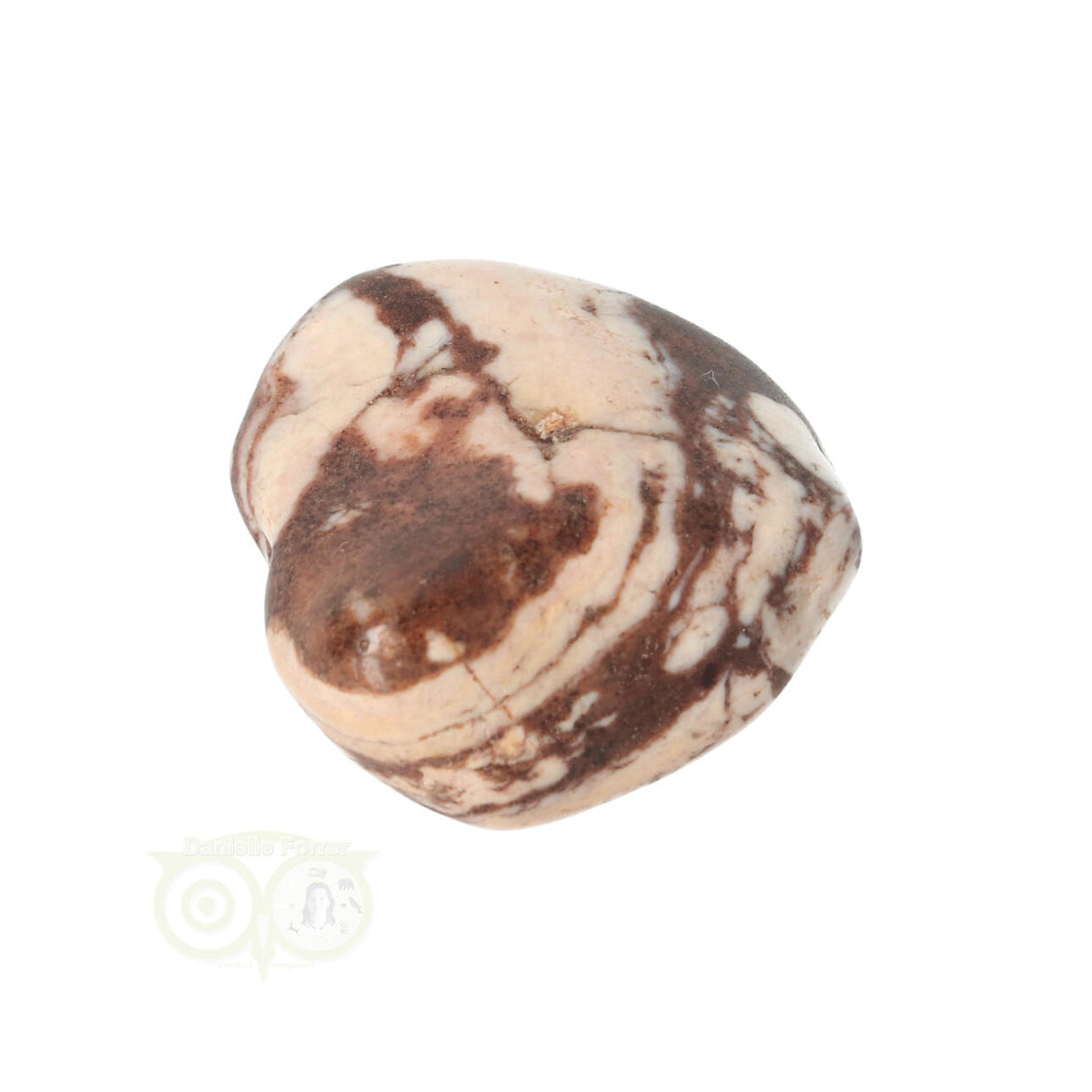 Jaspis Cappuccino trommelsteen nr. 40 - 20 gram | Edelsteen