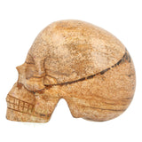 Landschaps jaspis schedel nr. 154 – 305 gram | Edelsteen skull