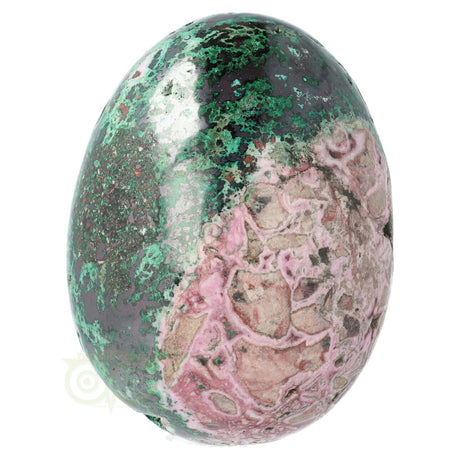 Malachiet chrysocolla ei – zijaanzicht rechts – Congo – Webshop Danielle Forrer