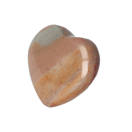 Polychroom Jaspis hart ± 3 cm Nr 22 | Edelsteen hart kopen