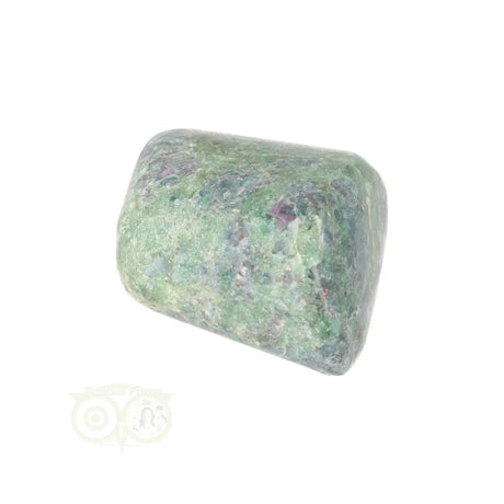 Robijn in fuchsiet handsteen nr 41 – combinatie van robijn en fuchsiet mineraal