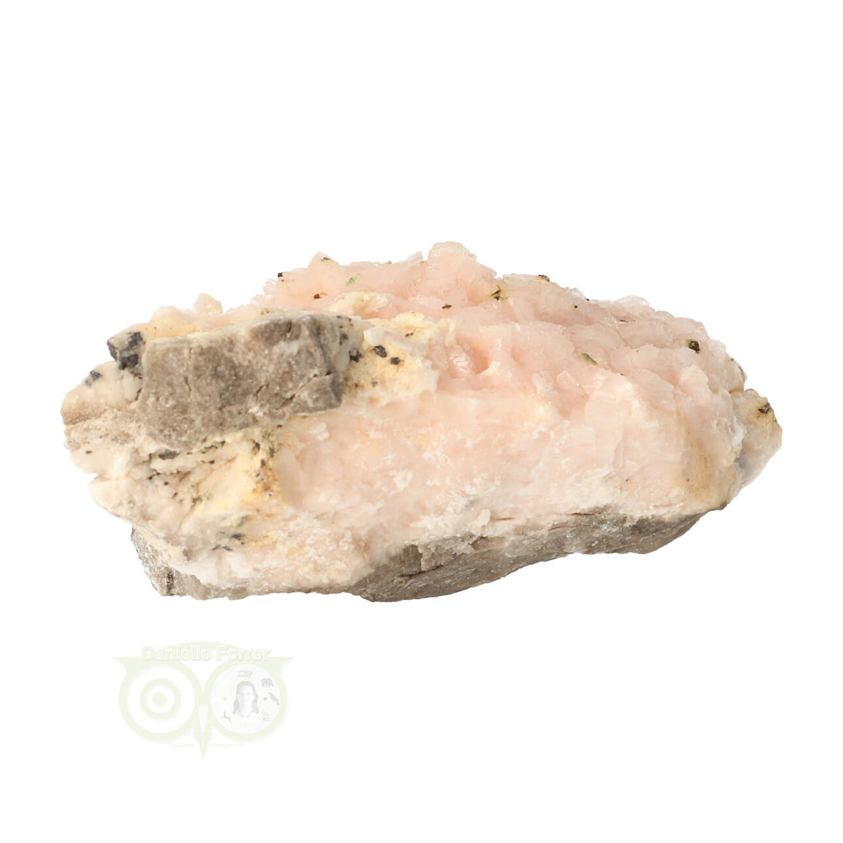 dolomiet chalcopyriet kristal cluster