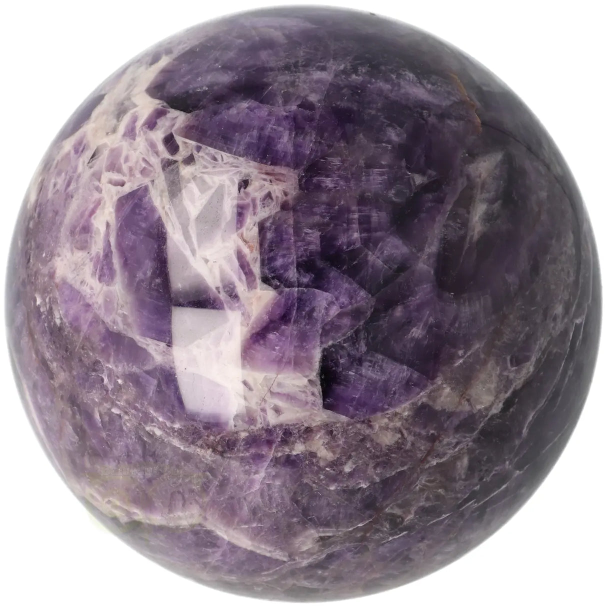 amethist kristal bol bandpatroon xl