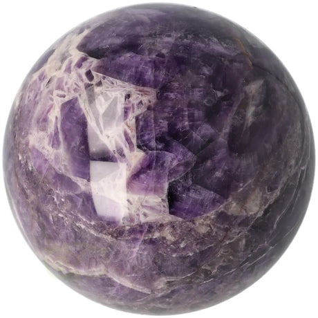 amethist kristal bol bandpatroon xl
