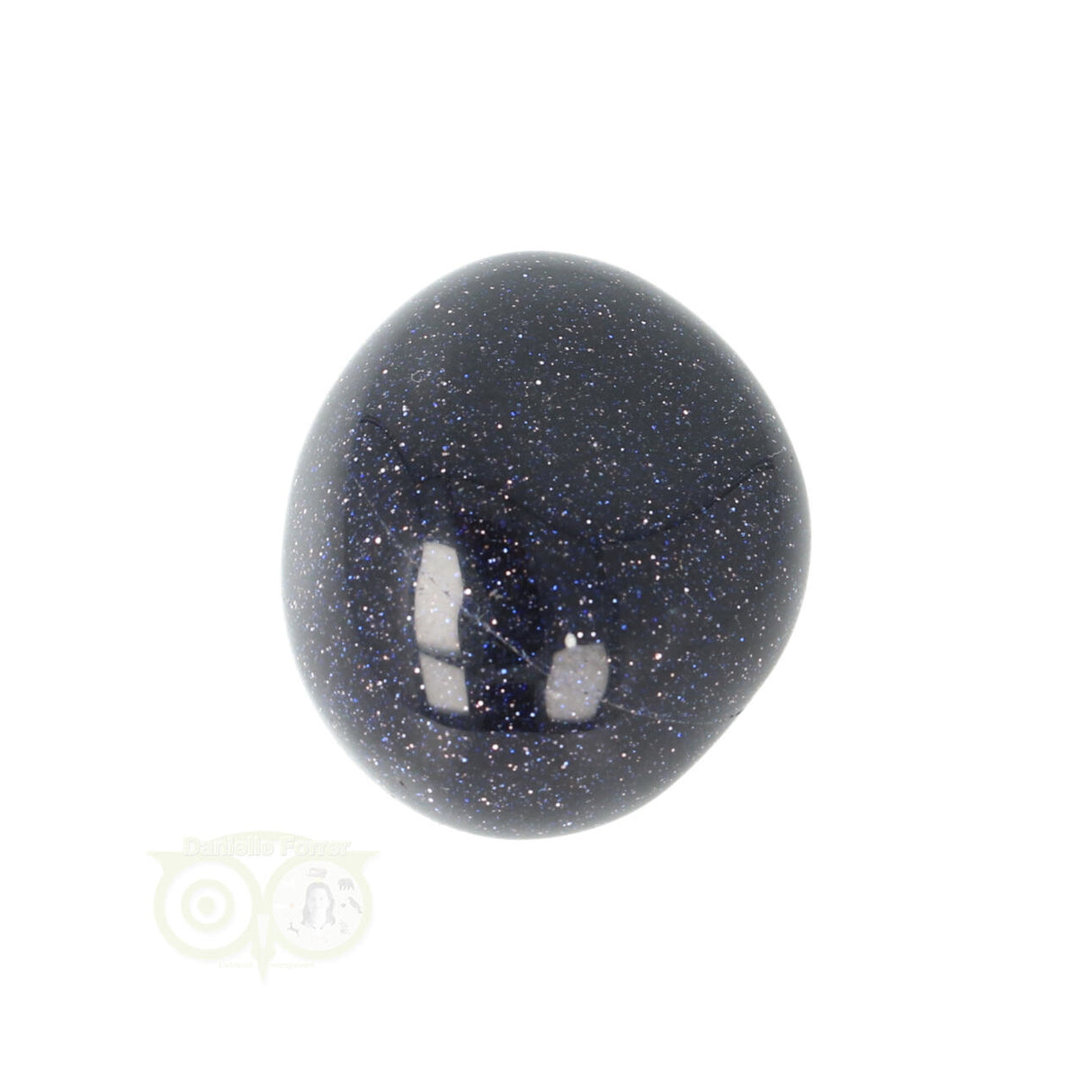 Goldstone Blue (Goldfluss) Trommelstein Nr. 14