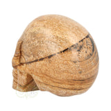 Landschaps jaspis schedel nr. 154 – 305 gram | Edelsteen skull