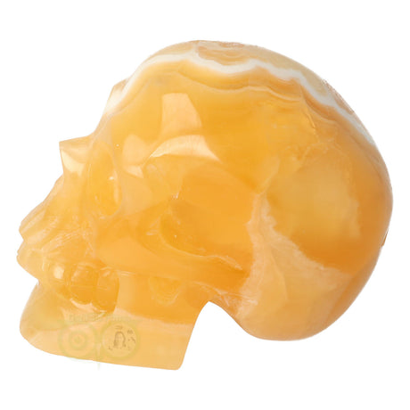 Calcite skull 438 grams