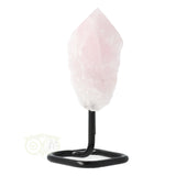Rozenkwarts Punt op standaard nr. 15 - 298 gram | Ruw op standaard