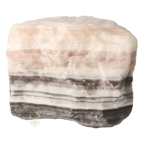Zebra calciet Ruw brok nr. 4 - 3.08 kg | Edelsteen Mexico