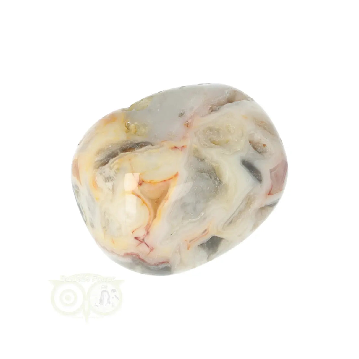 Crazy Lace Agaat trommelsteen nr. 37 - 17 gram | Edelsteen