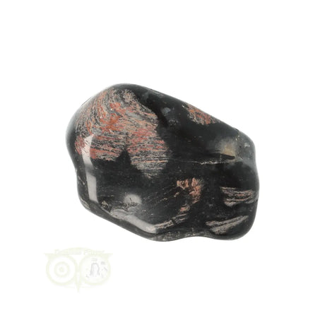 Jaspis Zilverblad trommelsteen nr. 17 - 24 gram | Edelsteen